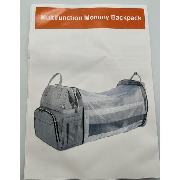 Midibeini Multifunction “Mommy‎ Backpack” and Bed - Picture 5 of 9